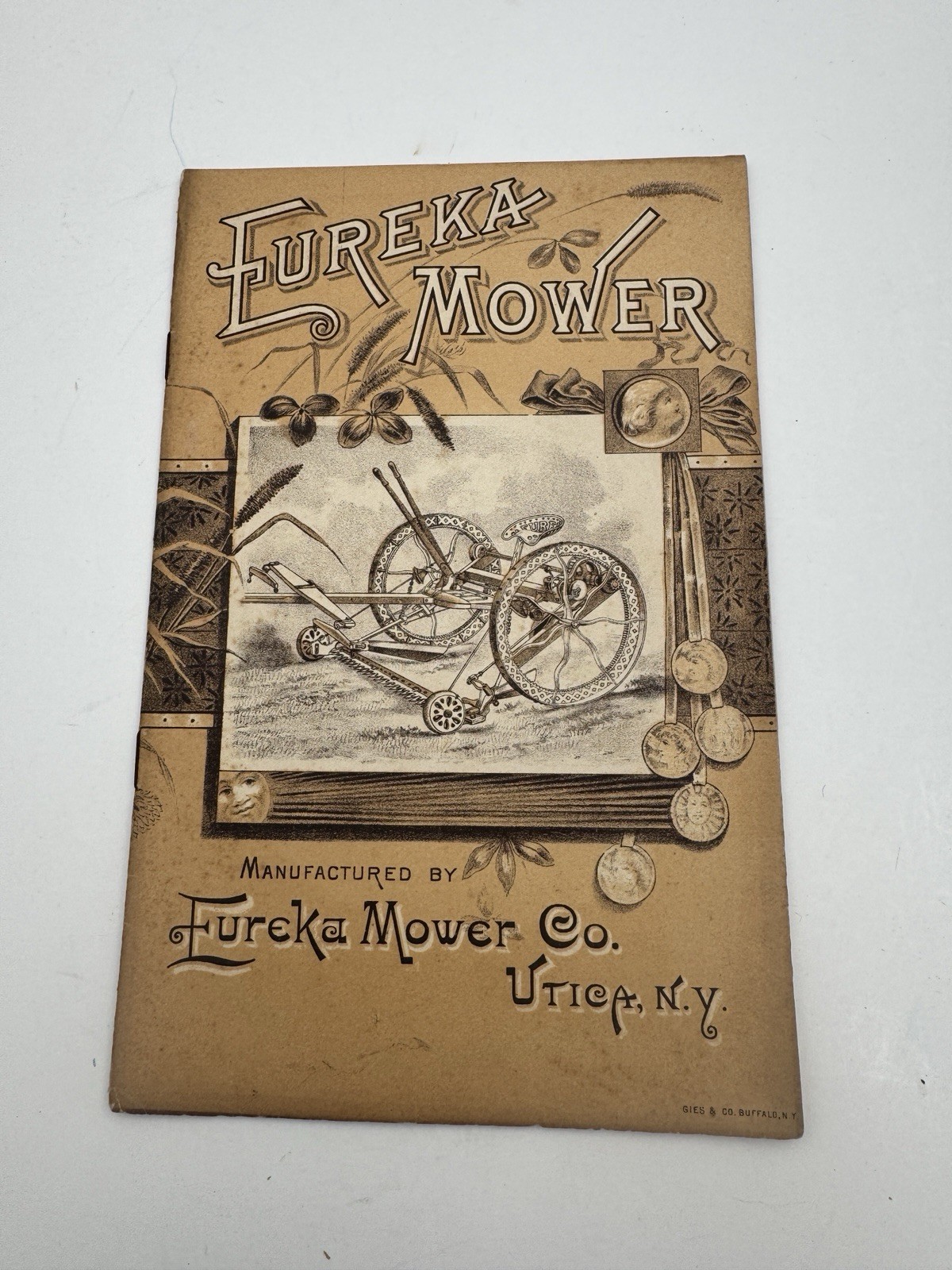 Vintage Eureka Mower Brochure 1889 RARE SHIPS FREE USA Vintage Eureka Mower Brochure 1889 RARE SHIPS FREE USA