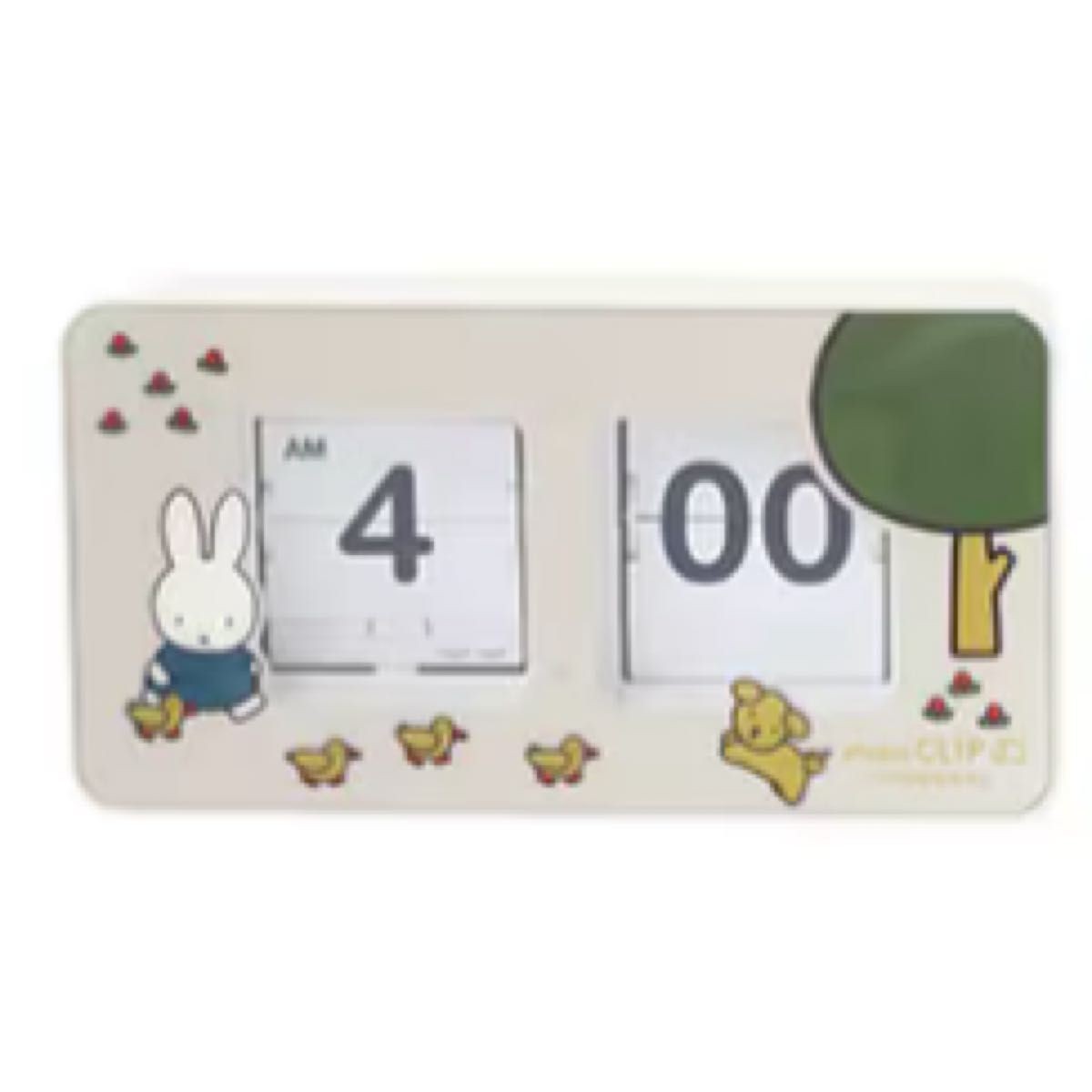 Studio clip × Dick Bruna Flip Clock Miffy Digital Flip Clock White New Gifts