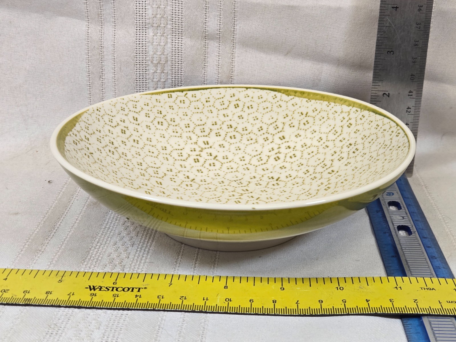 Market Place Green by Lenox fine china Place Setting Bowl 7.5