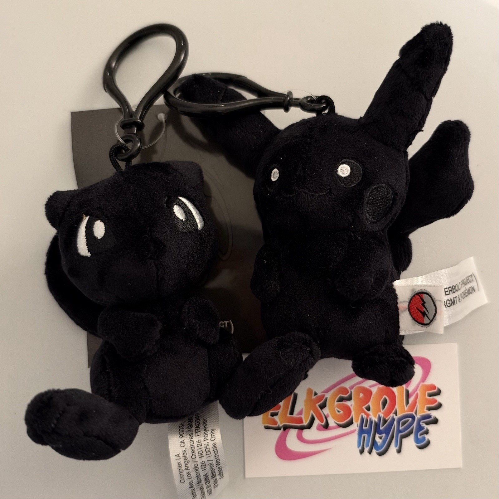 LIMITED EDITION Pokemon x Fragment 2026 Complexcon Pikachu and Mew Keychain LIMITED EDITION Pokemon x Fragment 2026 Complexcon Pikachu and Mew Keychain