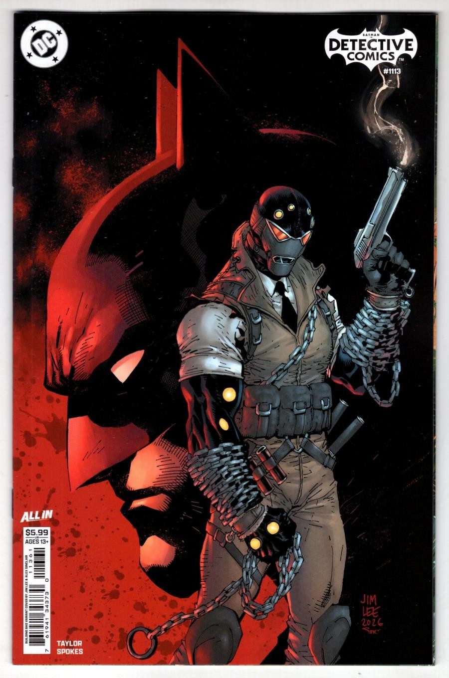 DETECTIVE COMICS #1113 E JIM LEE BUILDING BAD CARD STOCK VARIANT 1st RHETORIC DETECTIVE COMICS #1113 E JIM LEE BUILDING BAD CARD STOCK VARIANT 1st RHETORIC