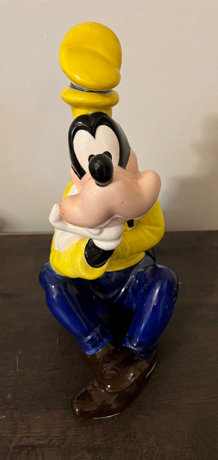 Schmid Musical Collectible Goofy Ceramic Walt Disney Jolly Good Fellow Schmid Musical Collectible Goofy Ceramic Walt Disney Jolly Good Fellow