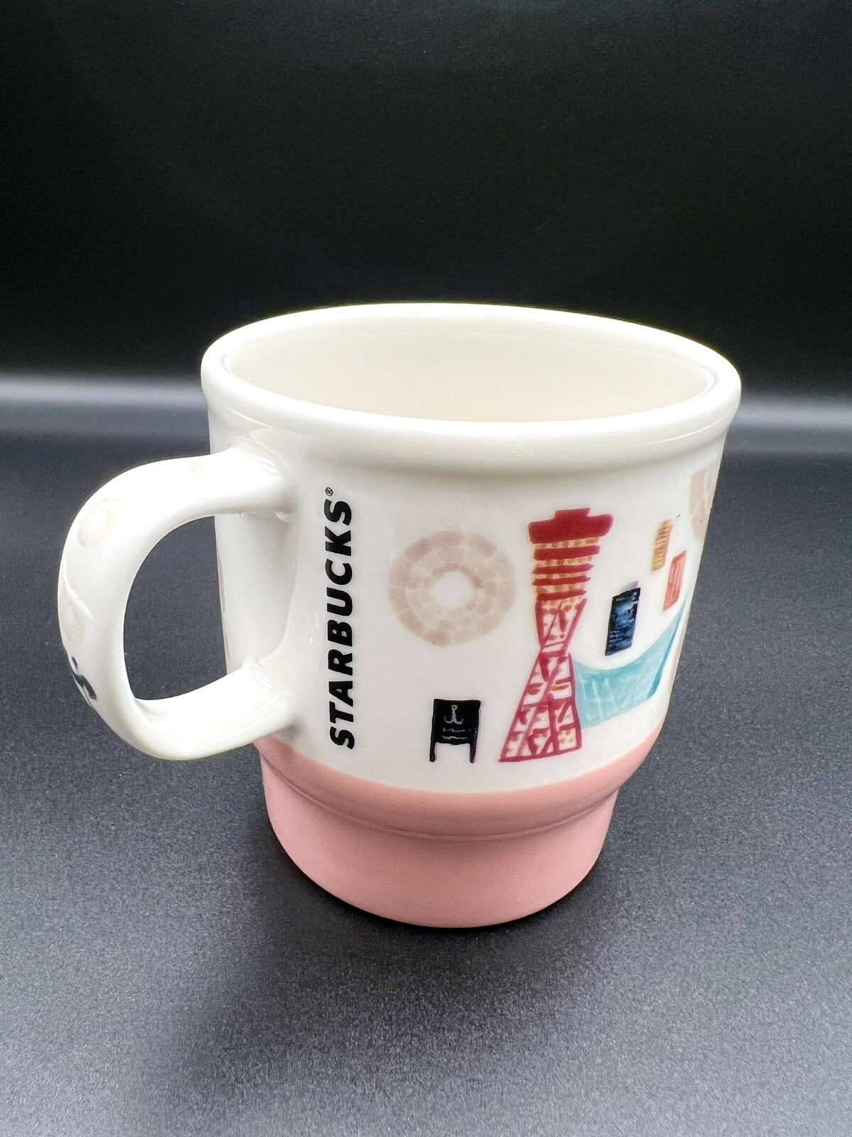 KOBE Starbucks Mug Cup 12oz Japan Geography Series Limited Collection 2016 Pink KOBE Starbucks Mug Cup 12oz Japan Geography Series Limited Collection 2016 Pink