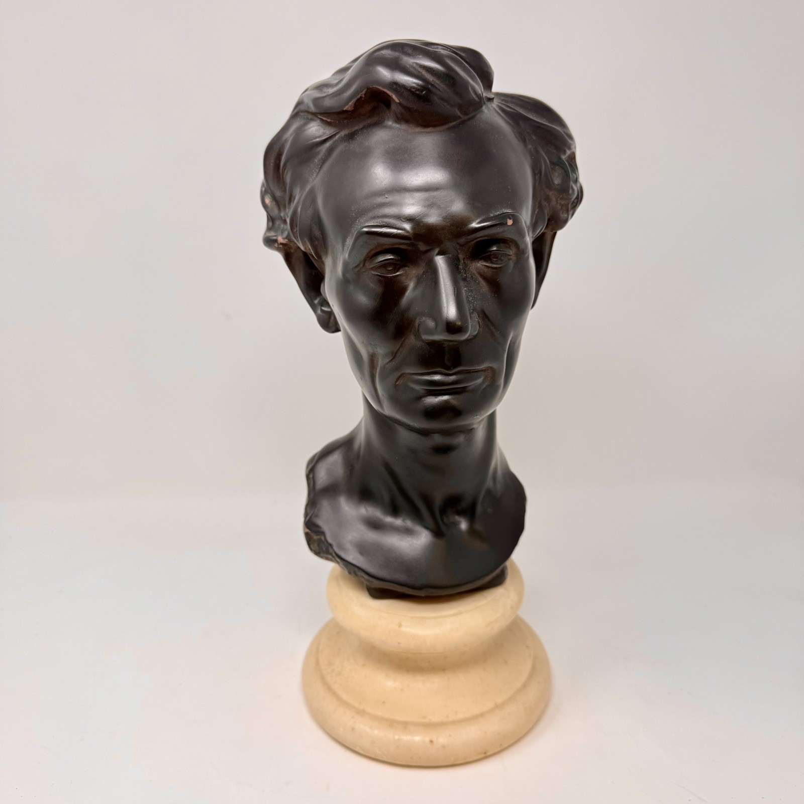 Nice Old Vintage Alva Studios Abraham Lincoln Bust Sculpture Leonard Volk 1860 Nice Old Vintage Alva Studios Abraham Lincoln Bust Sculpture Leonard Volk 1860
