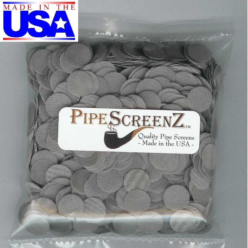 1000+ Count 1/2" Stainless Steel Pipe Screens HIGHEST QUALITY - MADE IN USA 1000+ Count 1/2" Stainless Steel Pipe Screens HIGHEST QUALITY - MADE IN USA