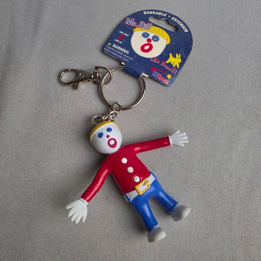 2008 Mr. Bill Bendable Keychain NJ Croce SNL Ohh Nooo Tag Attached 2008 Mr. Bill Bendable Keychain NJ Croce SNL Ohh Nooo Tag Attached