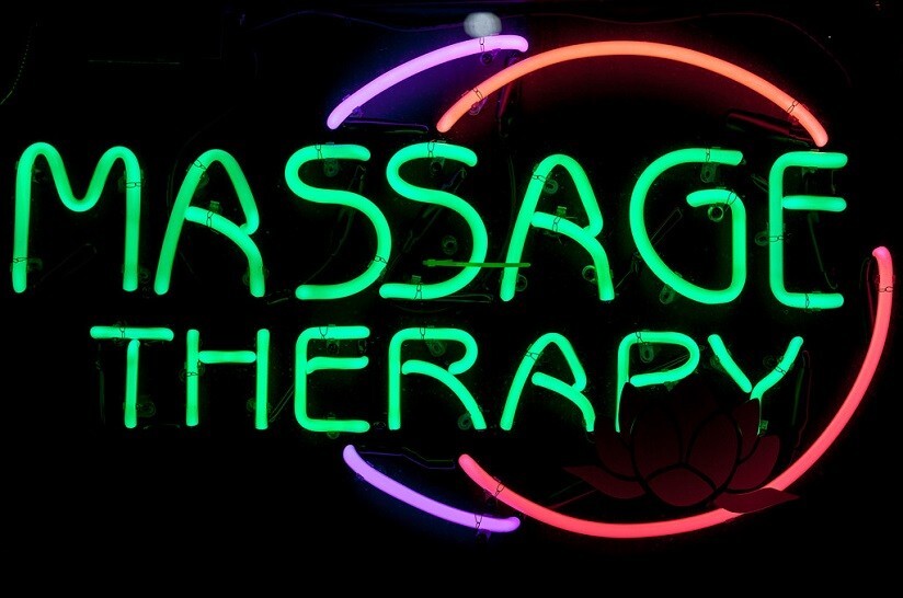 Massage Therapy 24"x16" Neon Sign Lamp Light Real Glass Collection Shop Show Bar