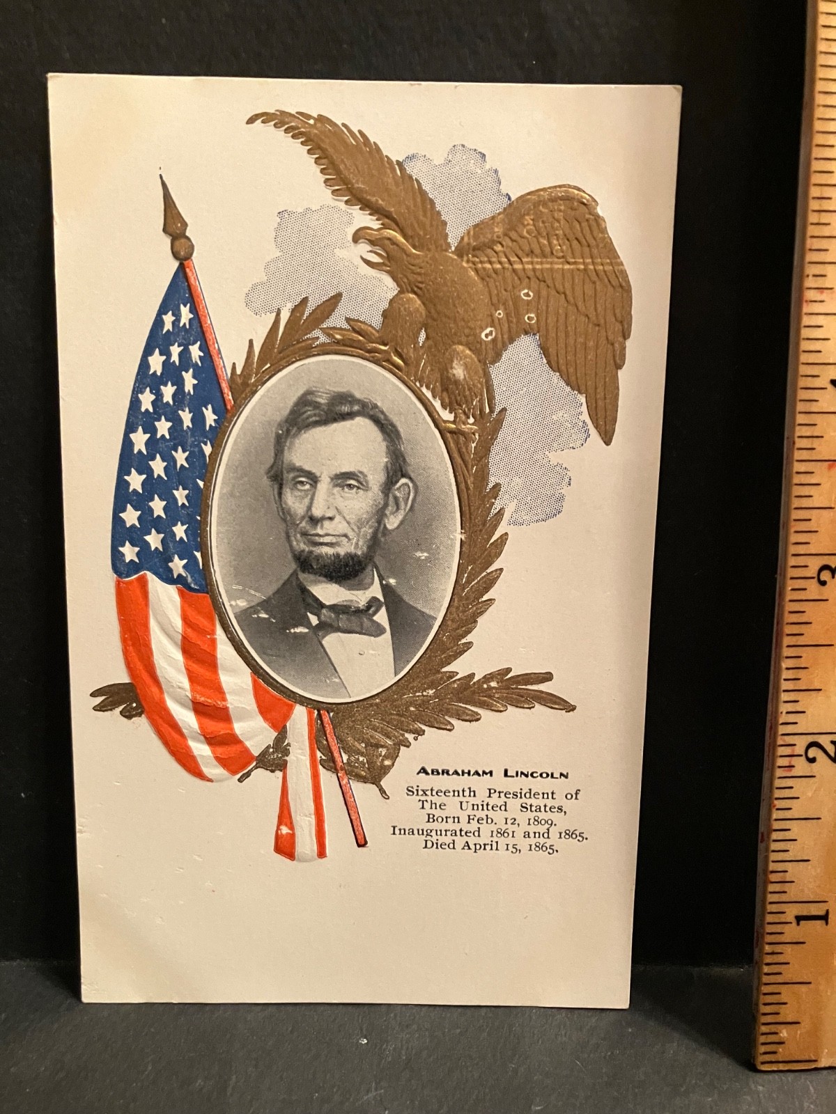 Tucks vintage 1909 postcard President Lincoln Centennial Souvenir unposted OOP
