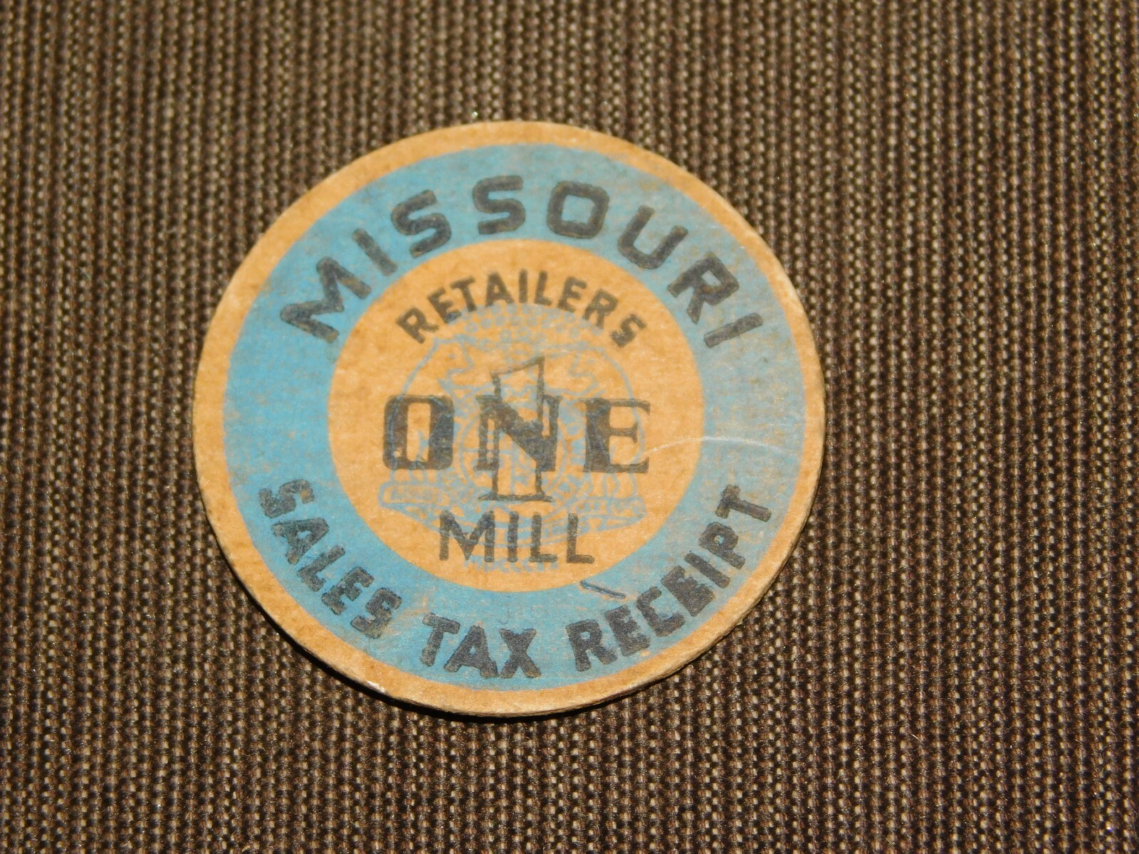 VINTAGE MISSOURI RETAILERS ONE MILL SALES TAX RECEIPT TUBERCULAR HOSPITALS NEEDY VINTAGE MISSOURI RETAILERS ONE MILL SALES TAX RECEIPT TUBERCULAR HOSPITALS NEEDY