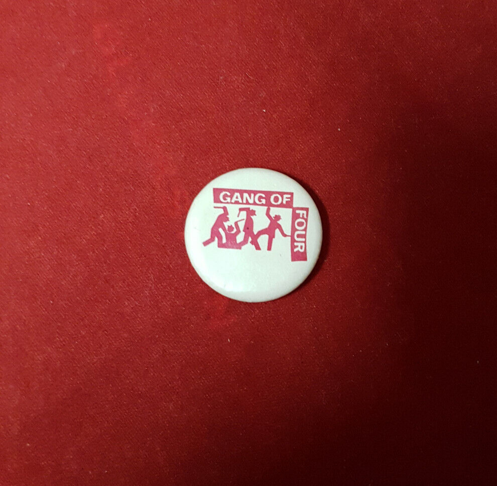 Gang Of Four 1970s Pin. Post Punk. Leeds. Rare Boothe-Kent Pin. Made In Canada Gang Of Four 1970s Pin. Post Punk. Leeds. Rare Boothe-Kent Pin. Made In Canada