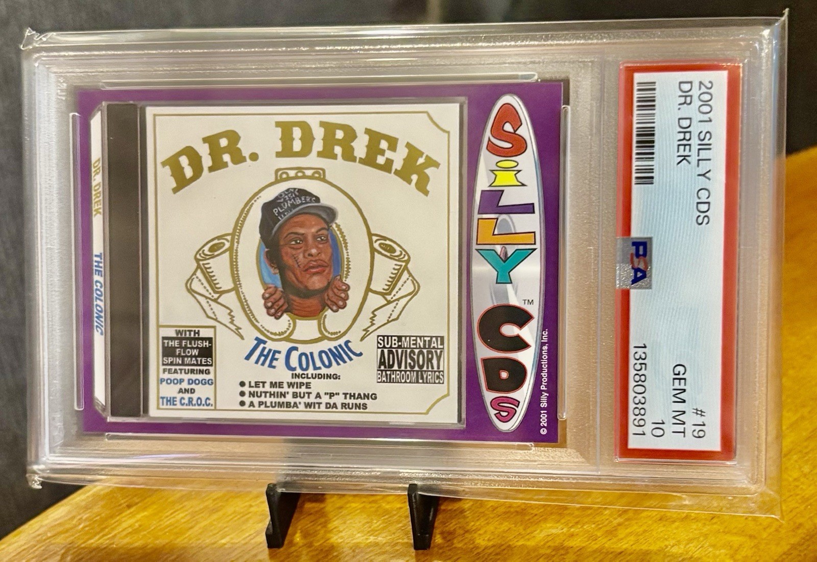 PSA 10 Dr. Dre 2001 SILLY CDs Parody Dr. Drek #19 Rapper Eminem Chronic Album