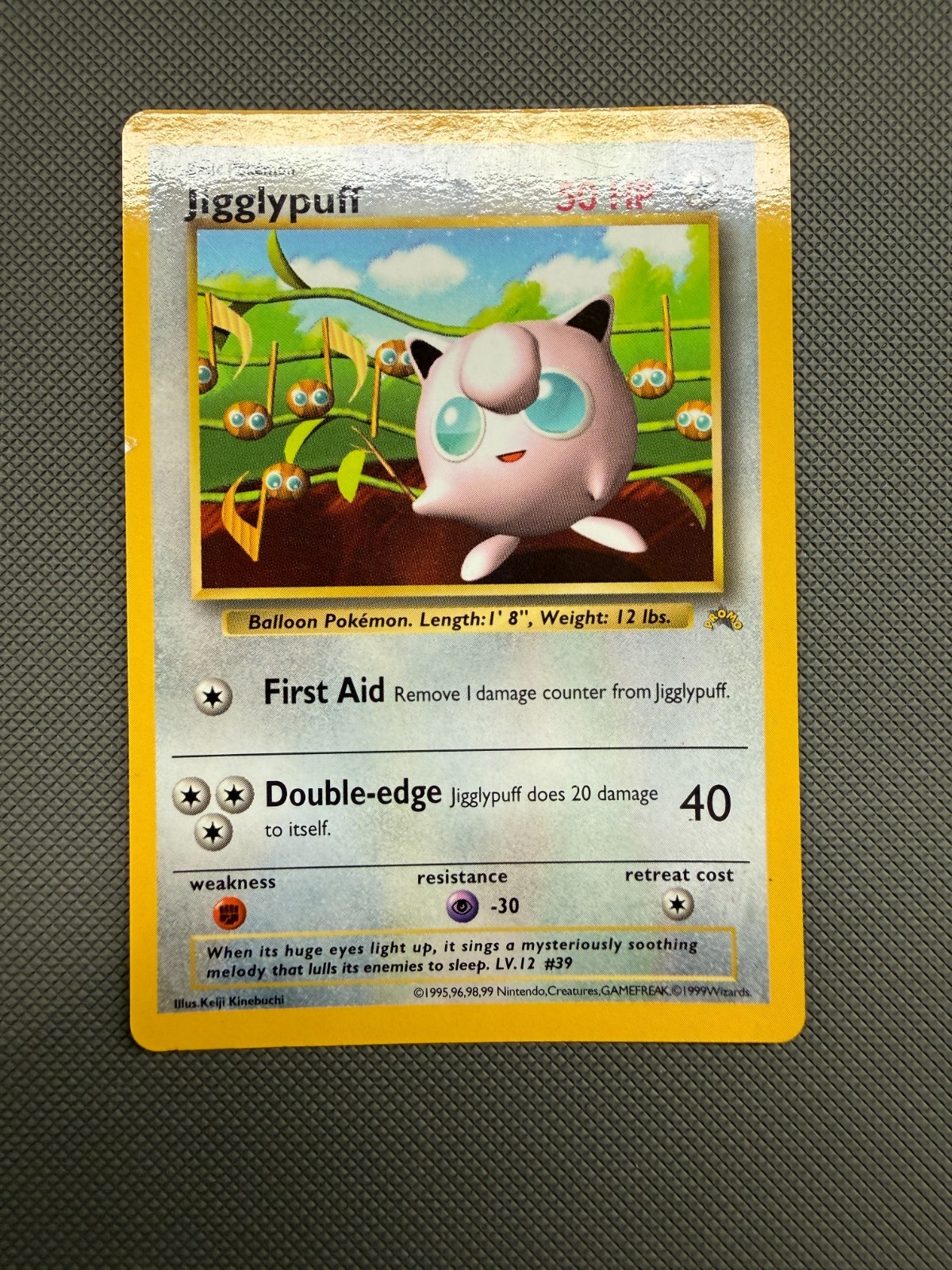 Jigglypuff Japanese Corocoro Comics Grey Star Promo (English)| 1999 Pokemon Card