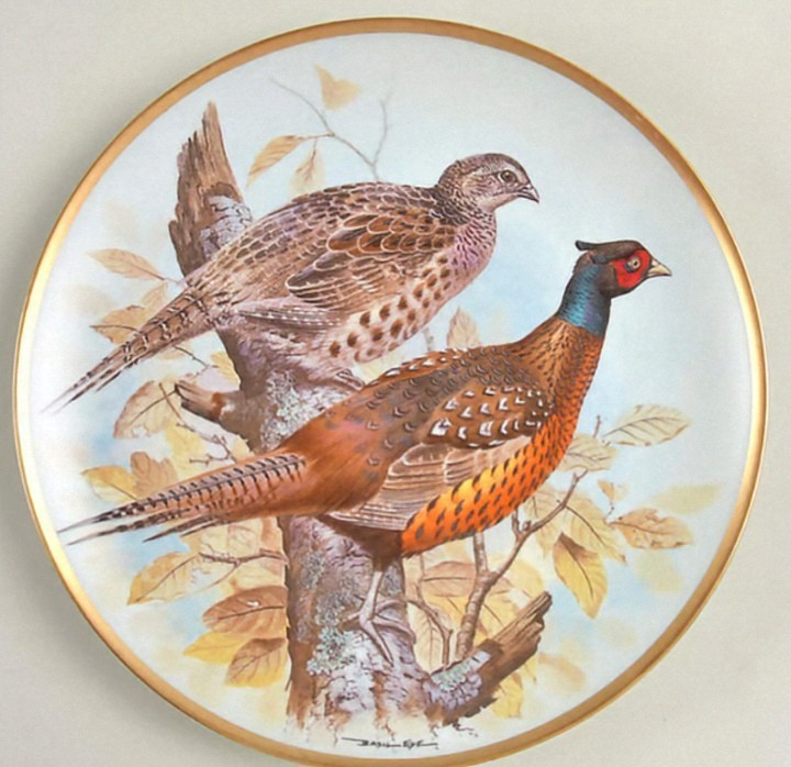 Lot of 8 Franklin Porcelain Game Birds of the World Plates 9'' Ltd Ed. Basil Ede Lot of 8 Franklin Porcelain Game Birds of the World Plates 9'' Ltd Ed. Basil Ede