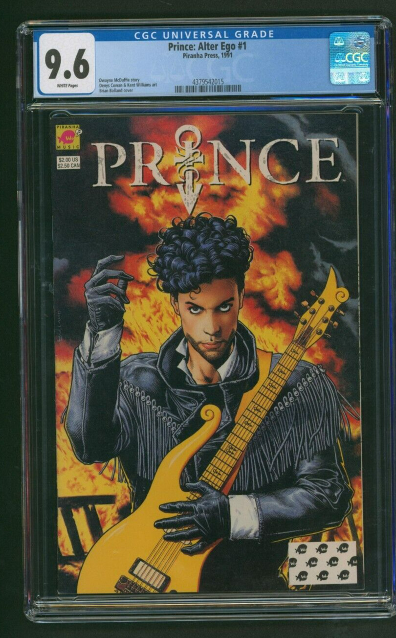 Prince: Alter Ego #1 CGC 9.6 Piranha Press 1991 Comic Book 1st Print