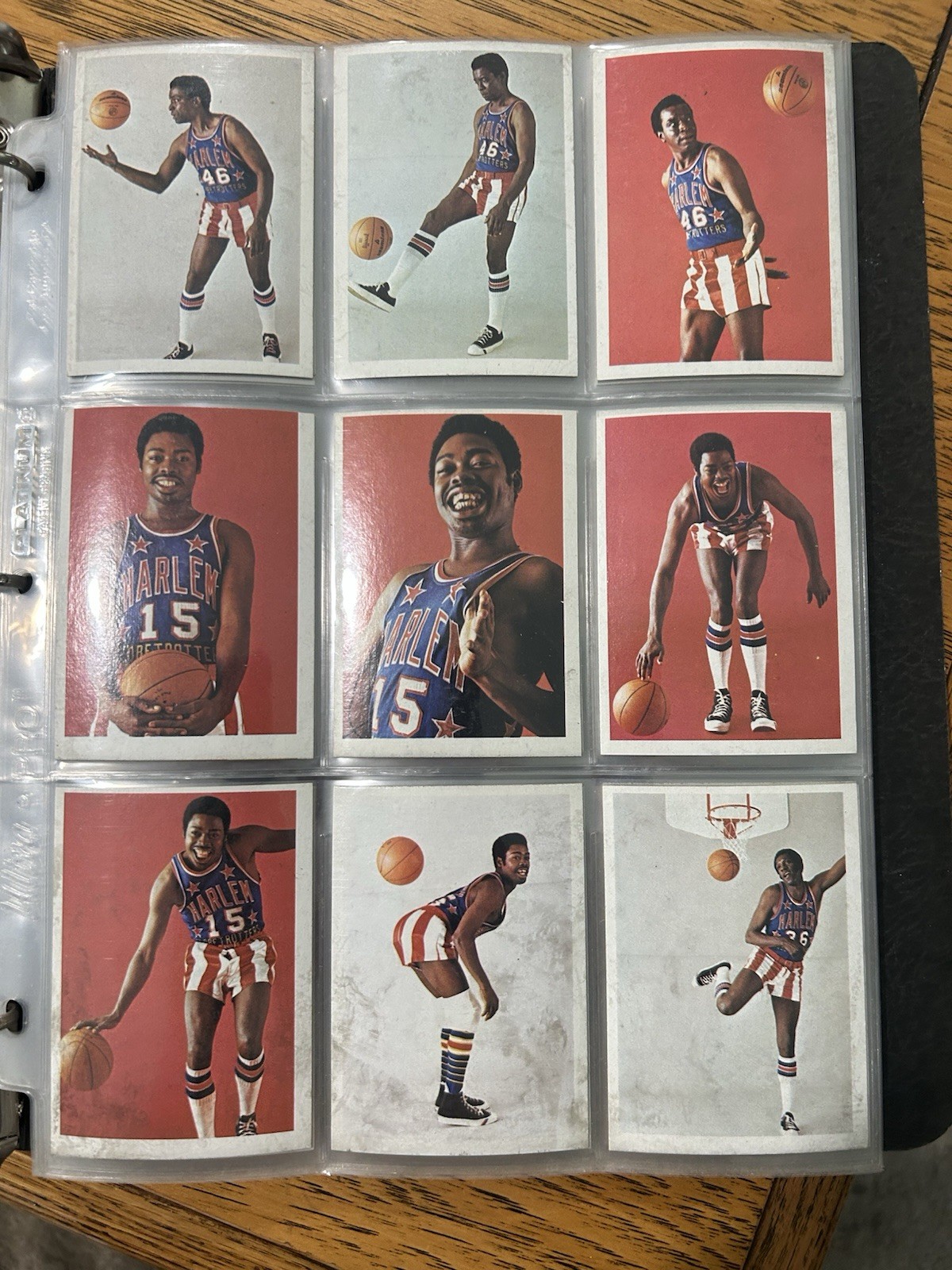 1971 Fleer Harlem Globetrotters Complete Set- NR-mint- In Binder-84 Card Set 1971 Fleer Harlem Globetrotters Complete Set- NR-mint- In Binder-84 Card Set