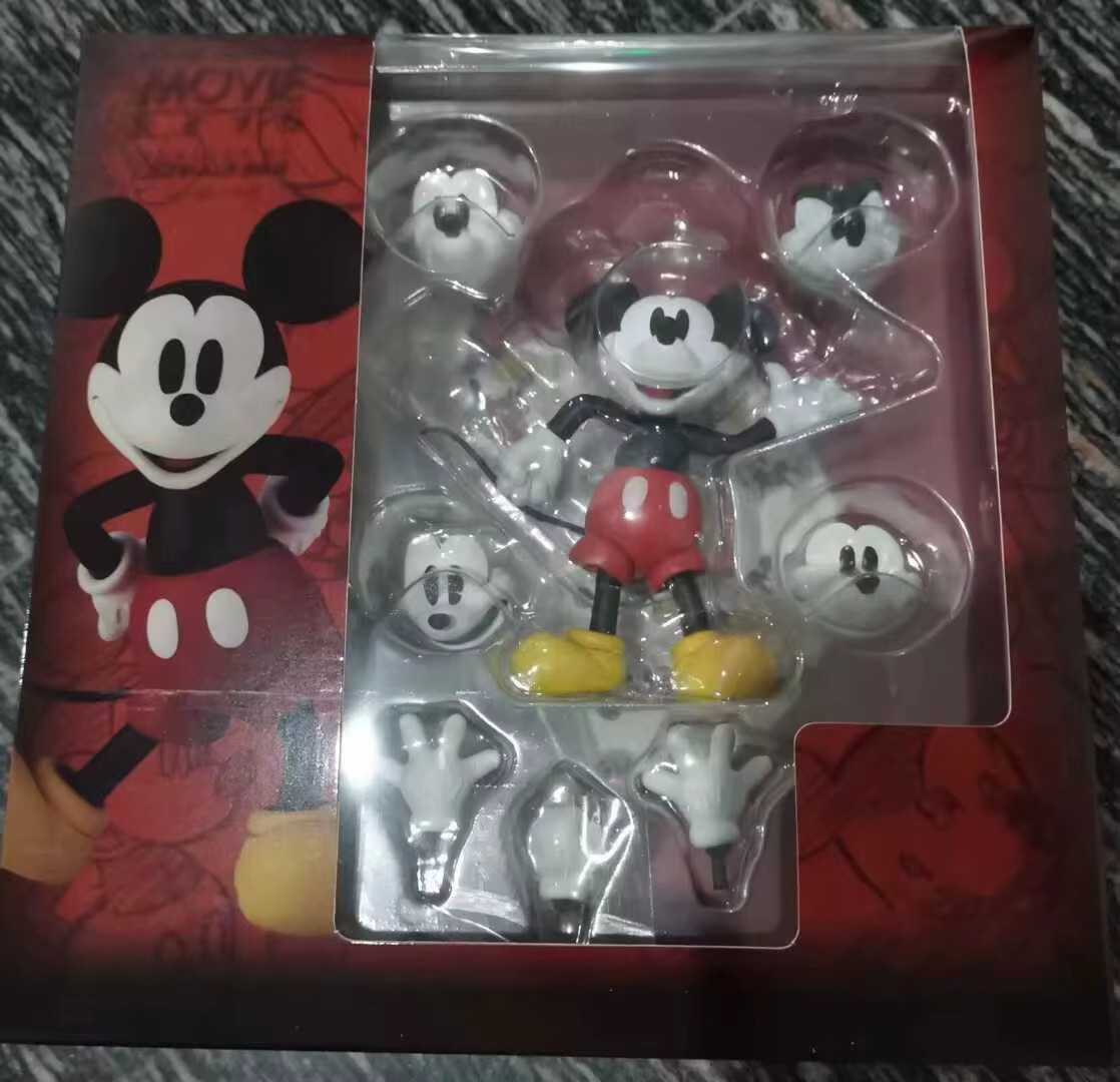 Kaiyodo Revoltech No.013 1936 Disney Mickey Mouse Replica Figure 4.7" w/Box New Kaiyodo Revoltech No.013 1936 Disney Mickey Mouse Replica Figure 4.7" w/Box New