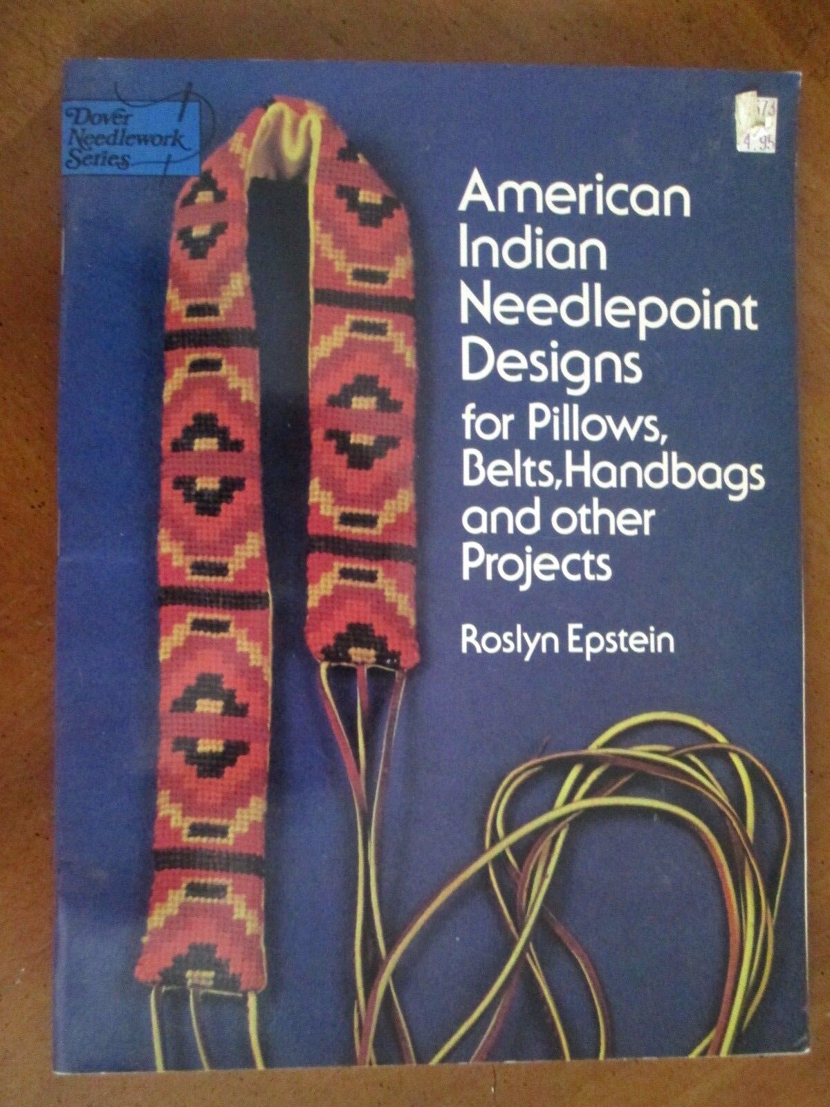 AMERICAN INDIAN NEEDLEPOINT DESIGNS for Pillows, Belts, Handbags + DOVER SC