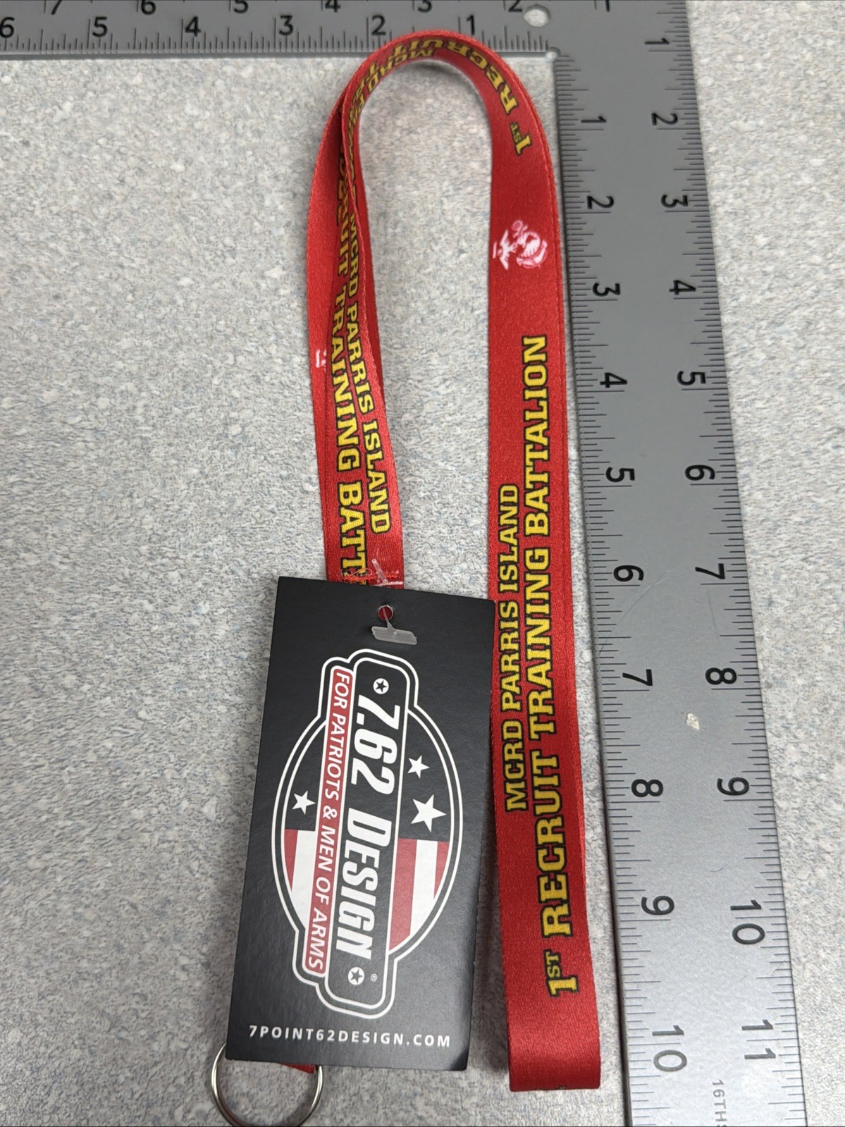 Lanyard - USMC Parris Island 1st Recruit Training Battalion - Brand New