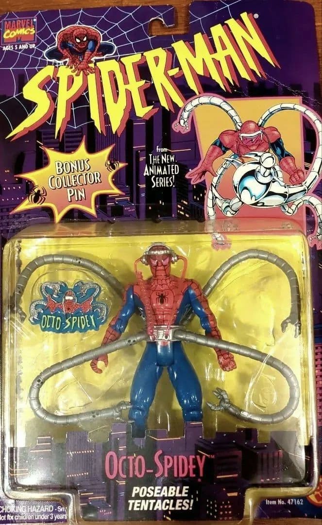 Toy Biz Marvel Spider-Man OCTO-SPIDEY 1990s Unopened Vintage Collectible