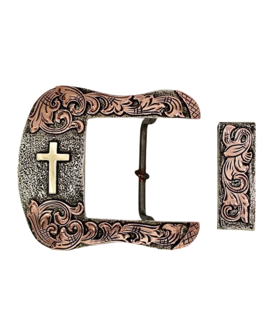 Western Ranger Belt Buckle- Raymondville Ranger W/ CROSS