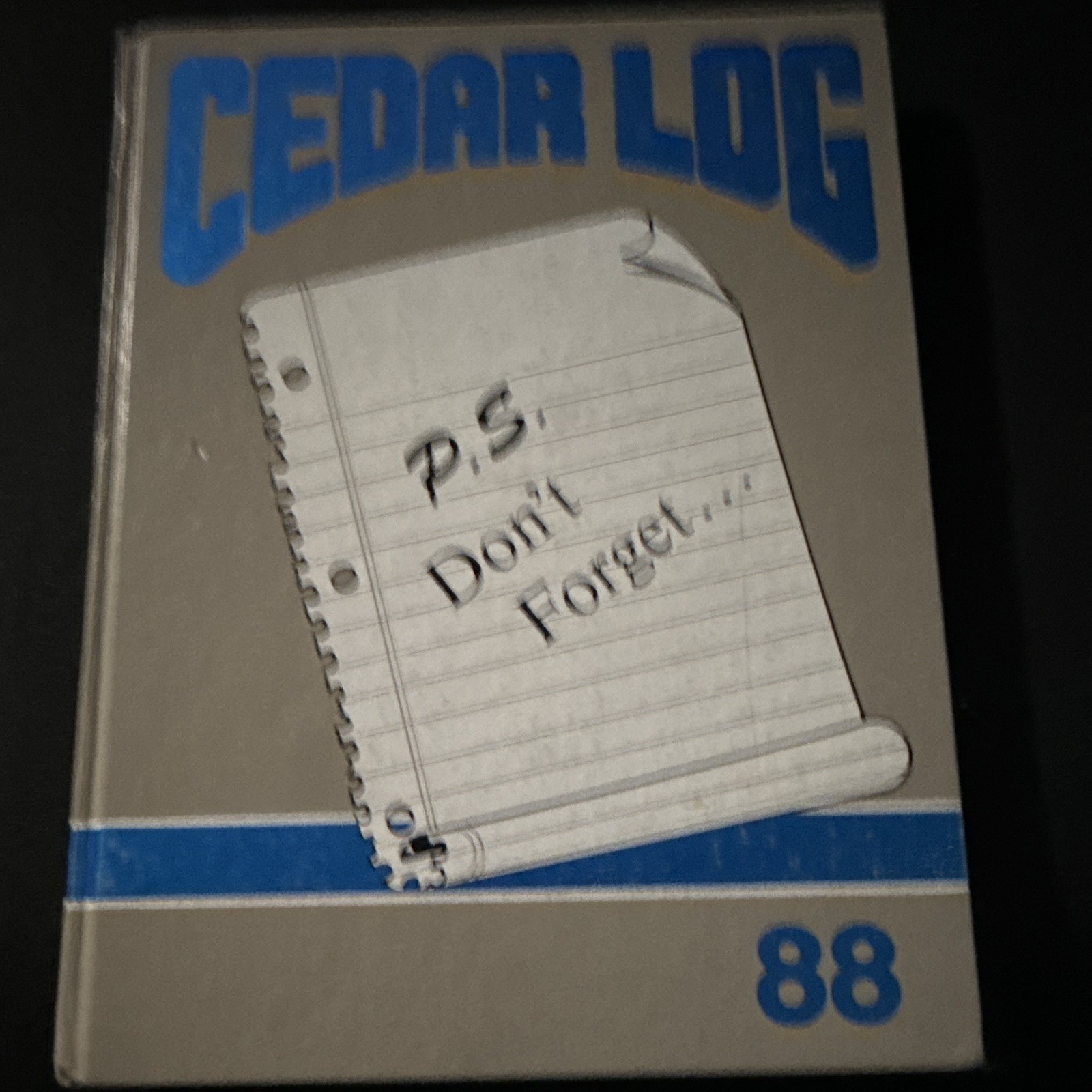 Vintage 1988 Cedar Crest High School Yearbook Cedar Log Lebanon Pennsylvania Vintage 1988 Cedar Crest High School Yearbook Cedar Log Lebanon Pennsylvania
