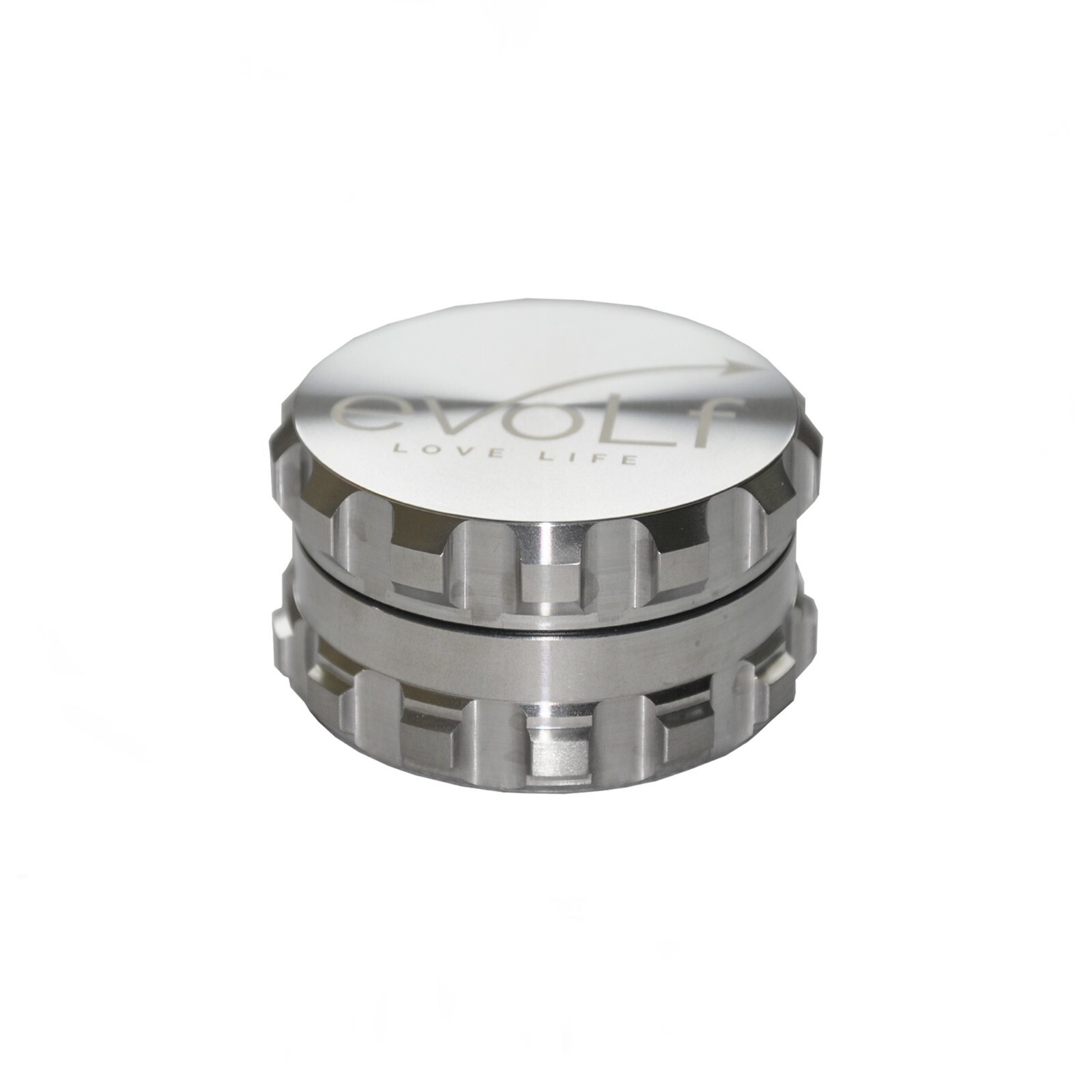 Evolf Stainless Steel Herb Grinder 2.0" - 2 piece Heavy Duty Premium Luxury Evolf Stainless Steel Herb Grinder 2.0" - 2 piece Heavy Duty Premium Luxury