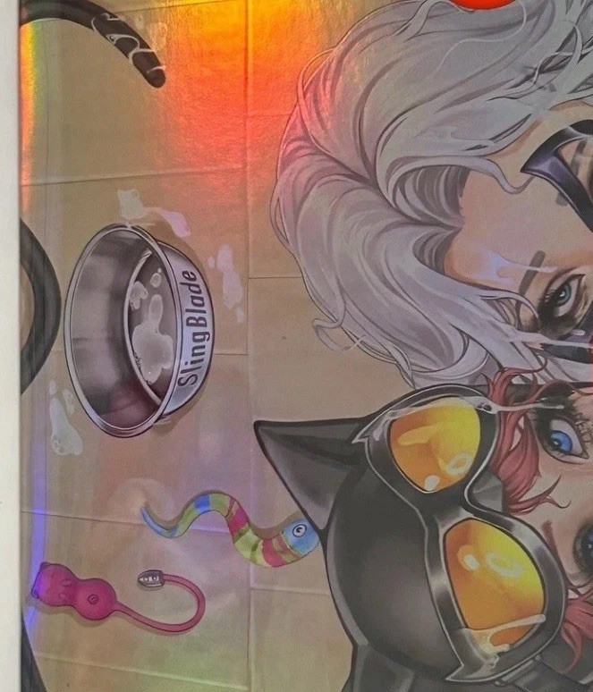 FOIL* Sling Blade Comics #1 🔥 Black Cat & Catwoman 🔥 Mya Terak Ltd 20 Cvr C FOIL* Sling Blade Comics #1 🔥 Black Cat & Catwoman 🔥 Mya Terak Ltd 20 Cvr C