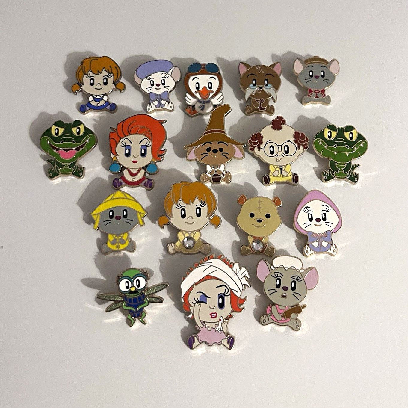 Full Set of WDI MOG Disney The Rescuers Adorbs Limited Edition Pins Full Set of WDI MOG Disney The Rescuers Adorbs Limited Edition Pins