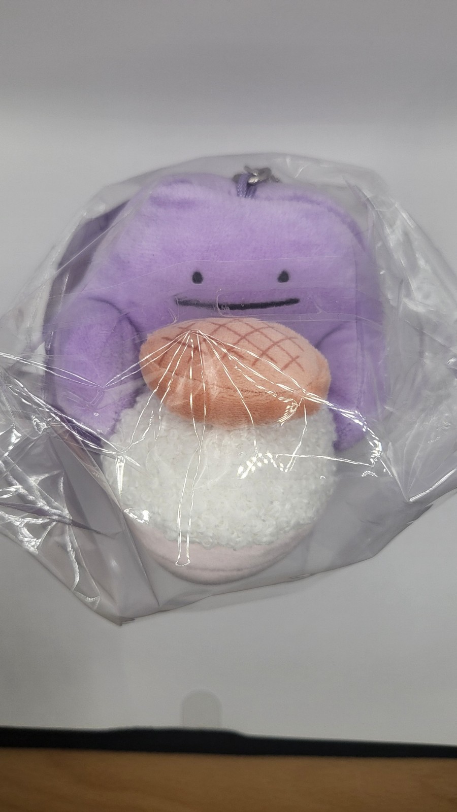 SPAM Pokemon Ditto Plush Keychain Official Only Korea Limited Edition SPAM Pokemon Ditto Plush Keychain Official Only Korea Limited Edition