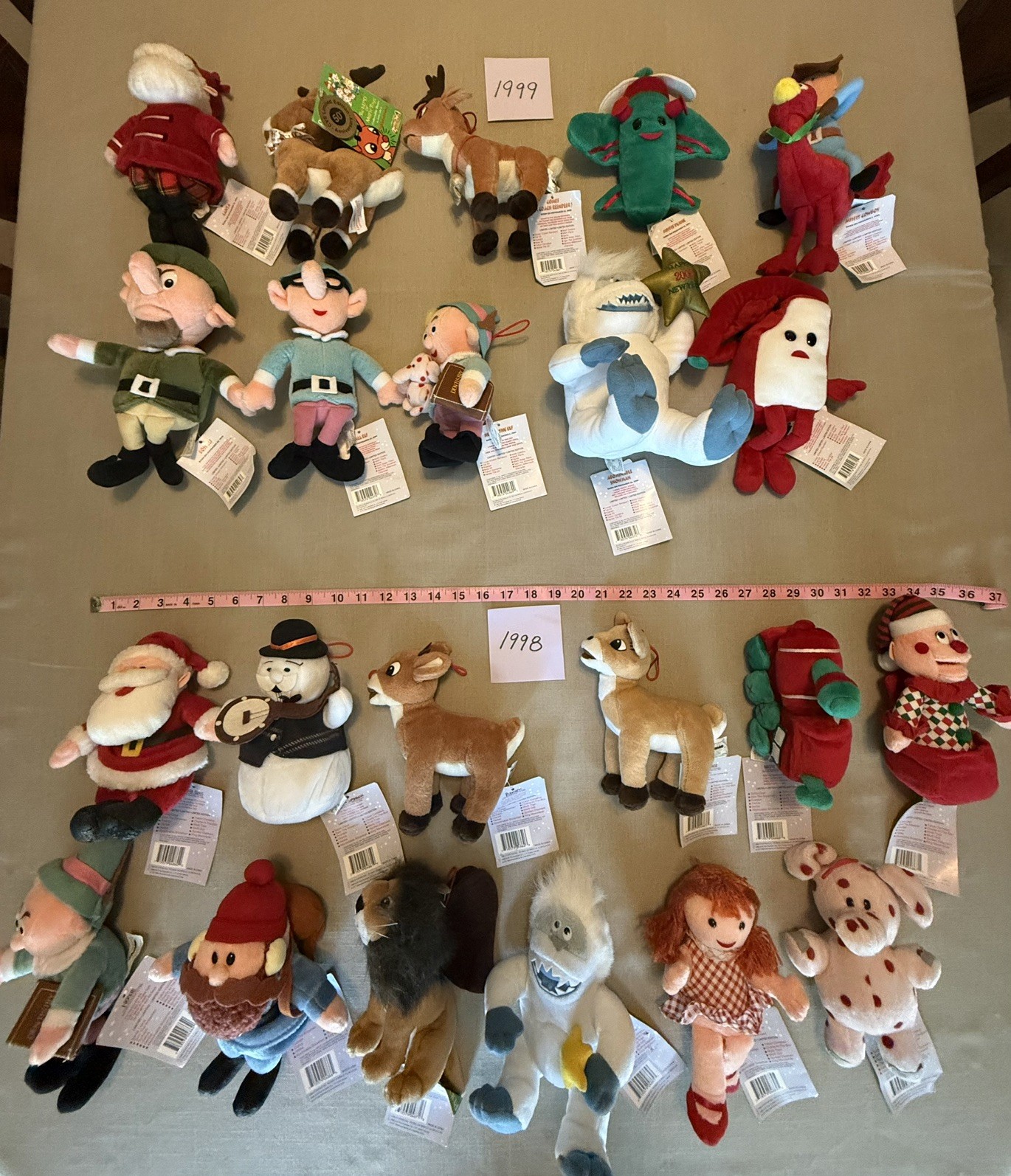 Vtg 1998-1999 CVS Stuffins Rudolph Island of Misfit Toys Plush Lot of 22 w/tags Vtg 1998-1999 CVS Stuffins Rudolph Island of Misfit Toys Plush Lot of 22 w/tags