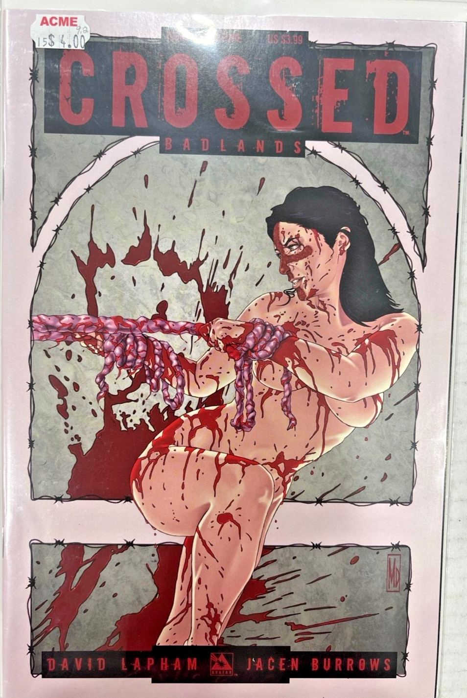 Crossed Badlands Comic David Lapham Jacen Burrows Avatar Press VF 