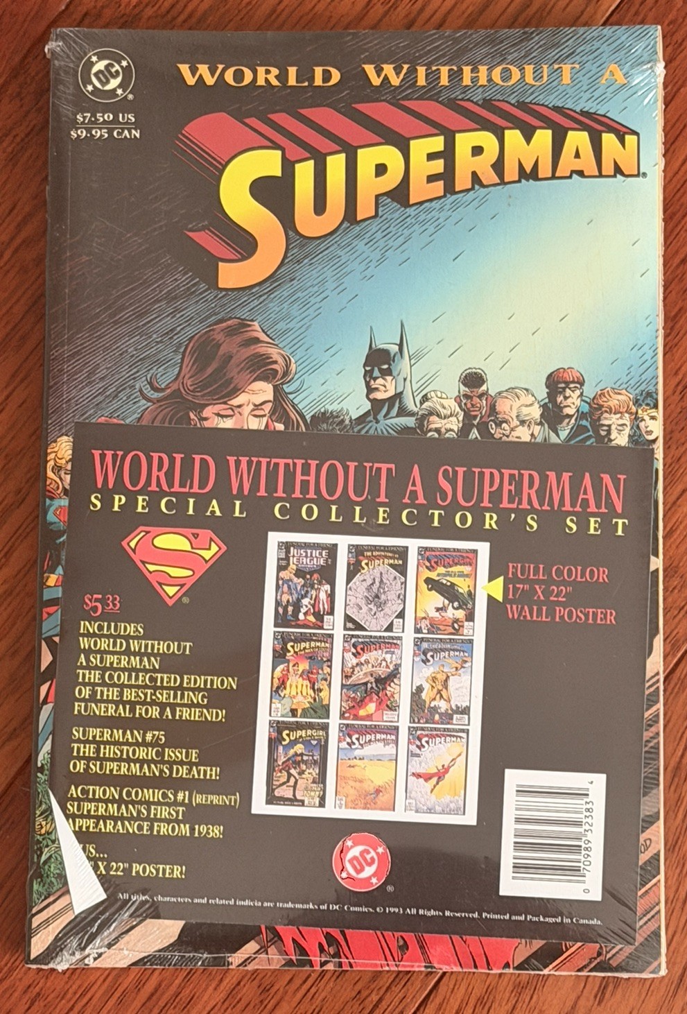 1993 DC Comics – World Without a Superman Special Collector’s Set Factory Sealed 1993 DC Comics – World Without a Superman Special Collector’s Set Factory Sealed