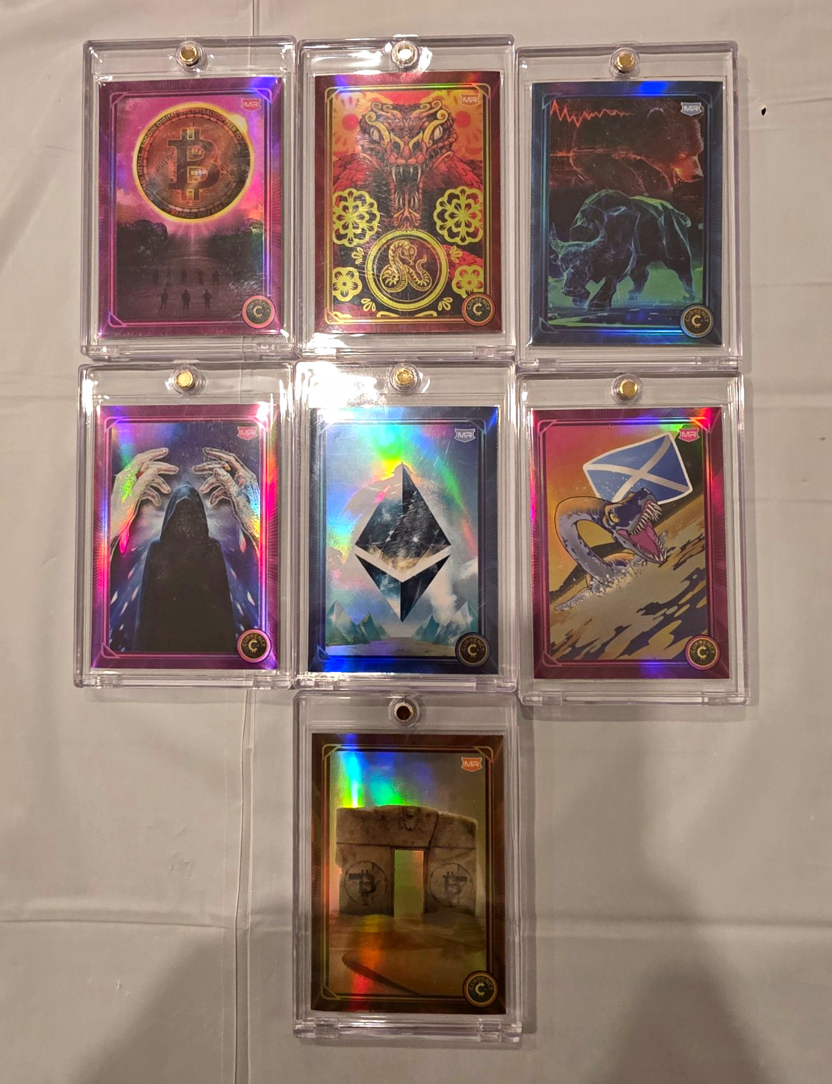 Cardsmiths Currency Meta-Rare Refractor Lot 7 MR1 MR2 MR3 MR4 MR5