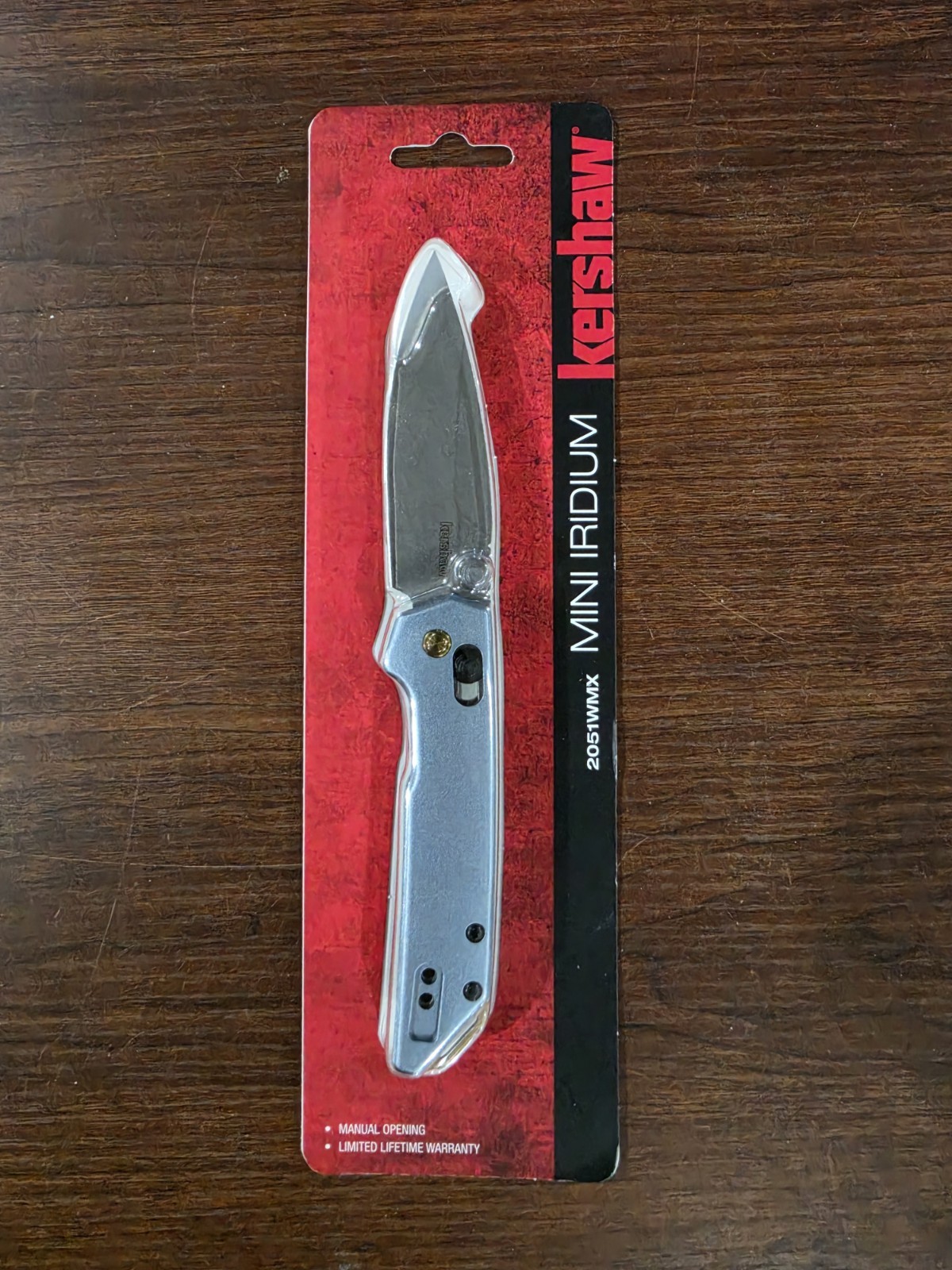 NEW Kershaw Mini Iridium 2051WMX Folding Knife Steel D2 Blade NEW Kershaw Mini Iridium 2051WMX Folding Knife Steel D2 Blade
