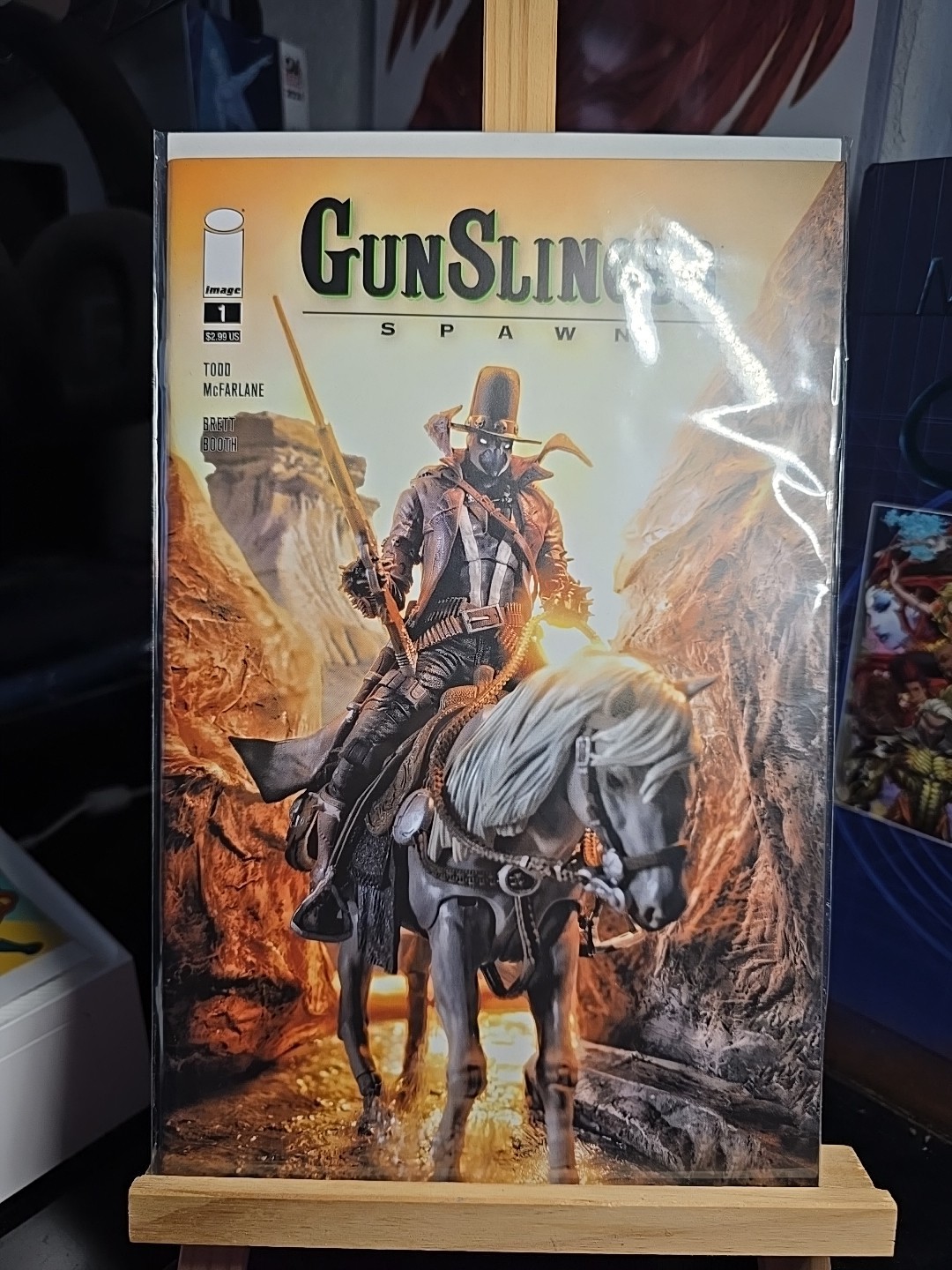 GUNSLINGER SPAWN 1 MCFARLANE TOYS STORE EXCLUSIVE STORY TODD MCFARLANE 2022 .