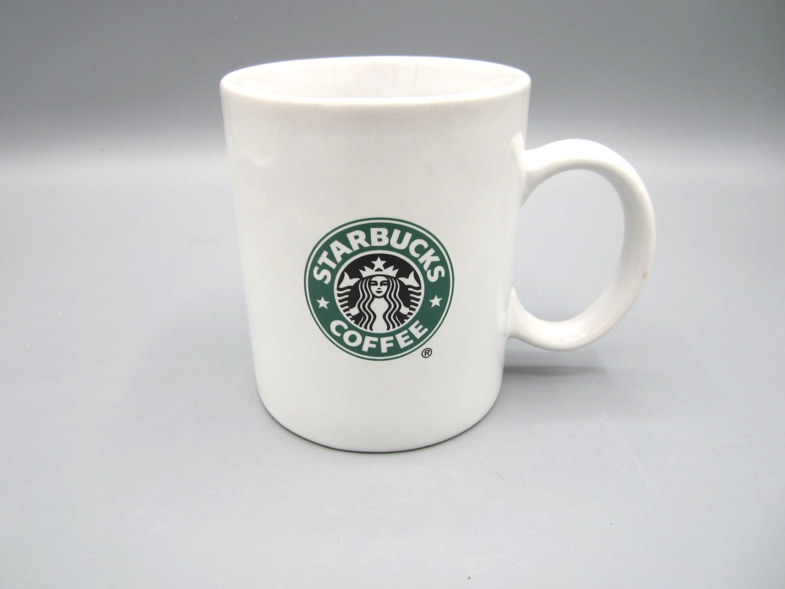Starbucks White with Old Small Green Siren Logo Tea Coffee Mug 11 oz 2008 (36) Starbucks White with Old Small Green Siren Logo Tea Coffee Mug 11 oz 2008 (36)