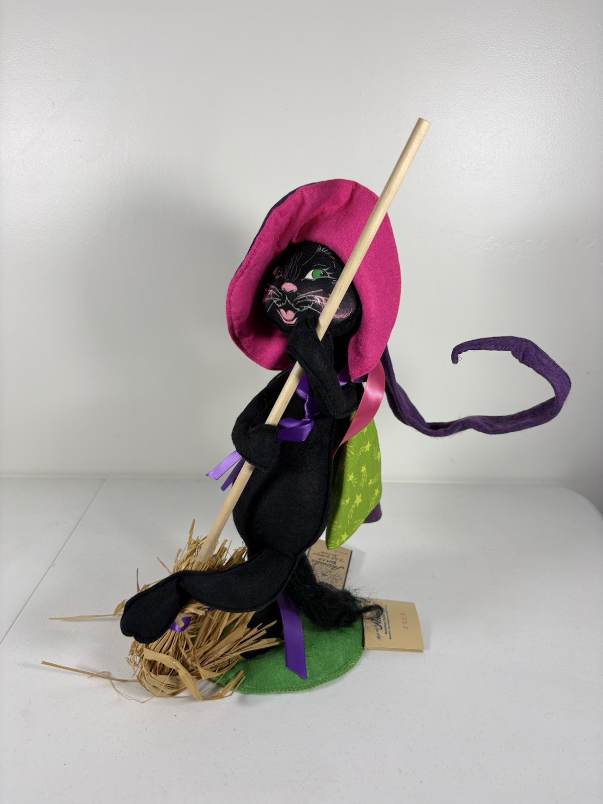 Vtg Annalee Purrfectly Witchy 3023 Cat Witch 1998 W/ Original Tags Bag Vtg Annalee Purrfectly Witchy 3023 Cat Witch 1998 W/ Original Tags Bag