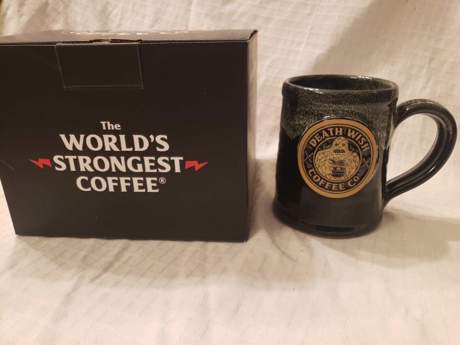 Death Wish Coffee Company Swamp Thing 2022 Limited Mug #5142/5150 sold out Death Wish Coffee Company Swamp Thing 2022 Limited Mug #5142/5150 sold out