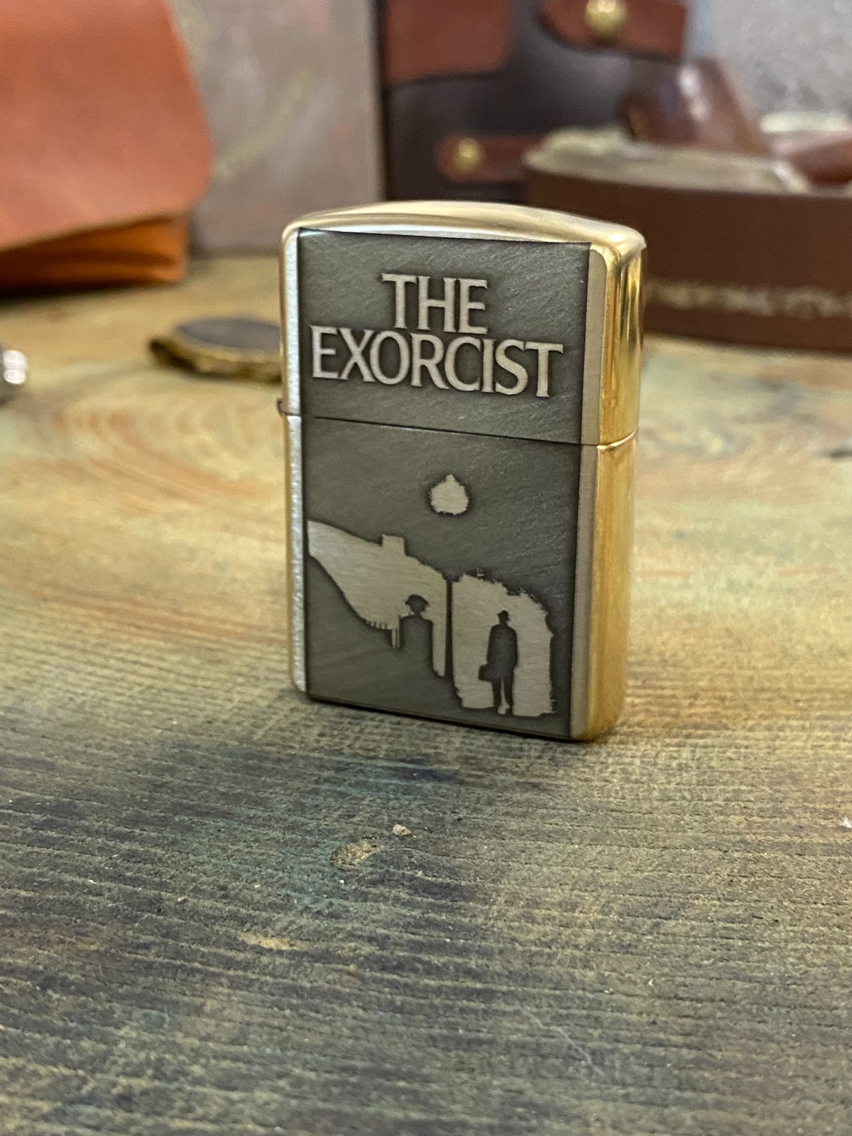 The Exorcist Custom Horror Engraved Zippo | Brass Armor Zippo | Made In USA The Exorcist Custom Horror Engraved Zippo | Brass Armor Zippo | Made In USA