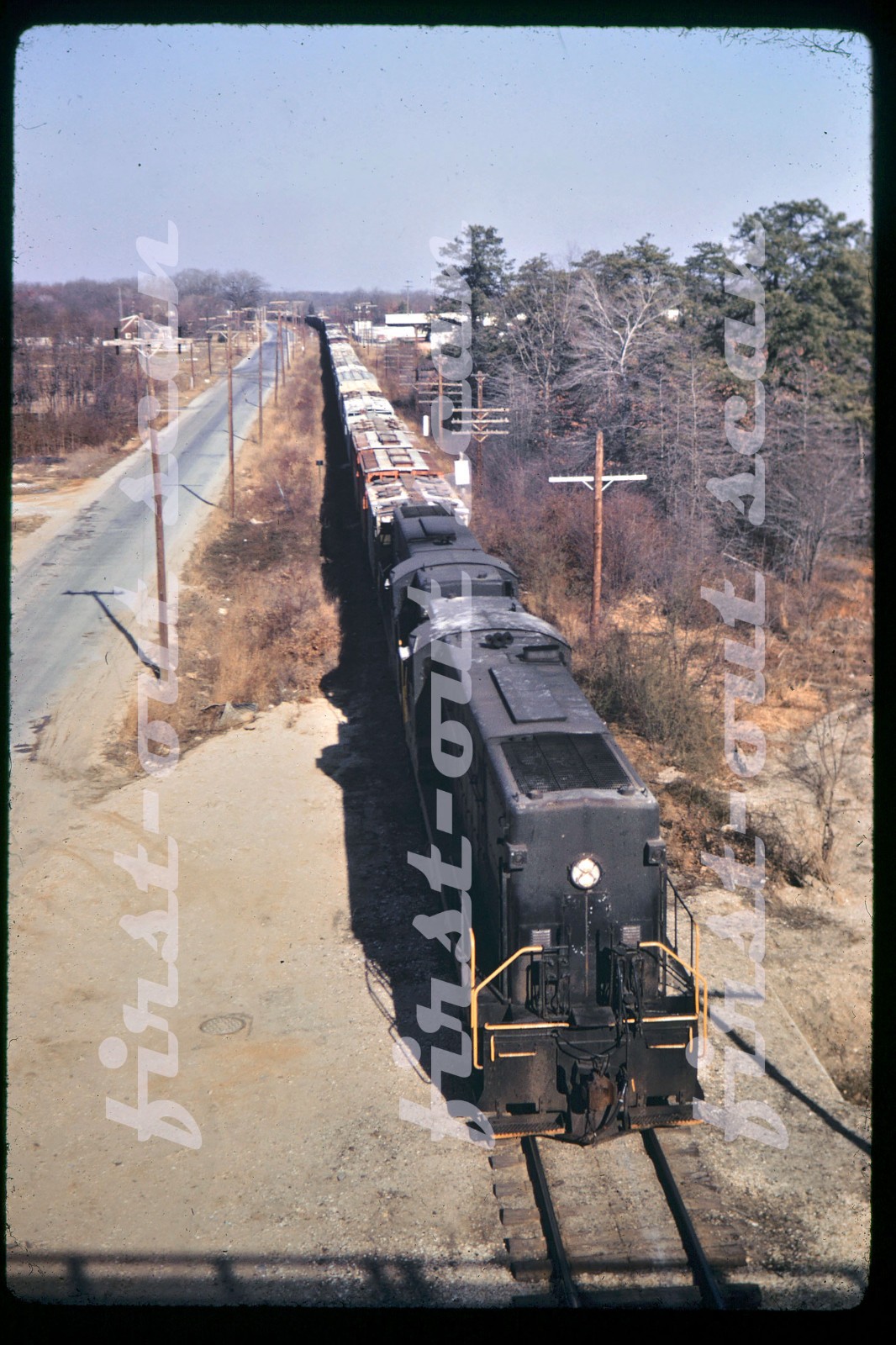R DUPLICATE SLIDE - PRSL 6022 6023 Baldwin Action at Millville NJ 1969 R DUPLICATE SLIDE - PRSL 6022 6023 Baldwin Action at Millville NJ 1969
