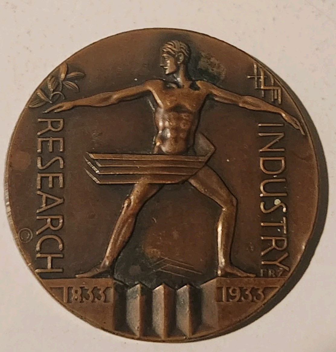 Vintage 1933 Chicago World's Fair "A Century of Progress" "Bronze Medal" Vintage 1933 Chicago World's Fair "A Century of Progress" "Bronze Medal"