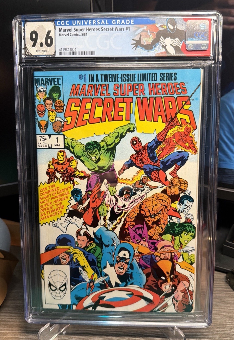💫Marvel Super Heroes Secret Wars #1 CGC 9.6 (1984) Spider-Man, Hulk, Iron Man 💫Marvel Super Heroes Secret Wars #1 CGC 9.6 (1984) Spider-Man, Hulk, Iron Man