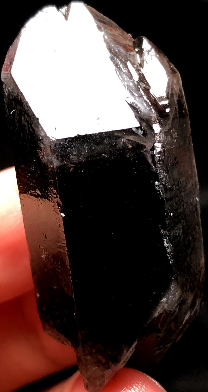 28g Natural Black SMOKY skeletal Elestial QUARTZ Crystal Point DT&Phantom s563 28g Natural Black SMOKY skeletal Elestial QUARTZ Crystal Point DT&Phantom s563