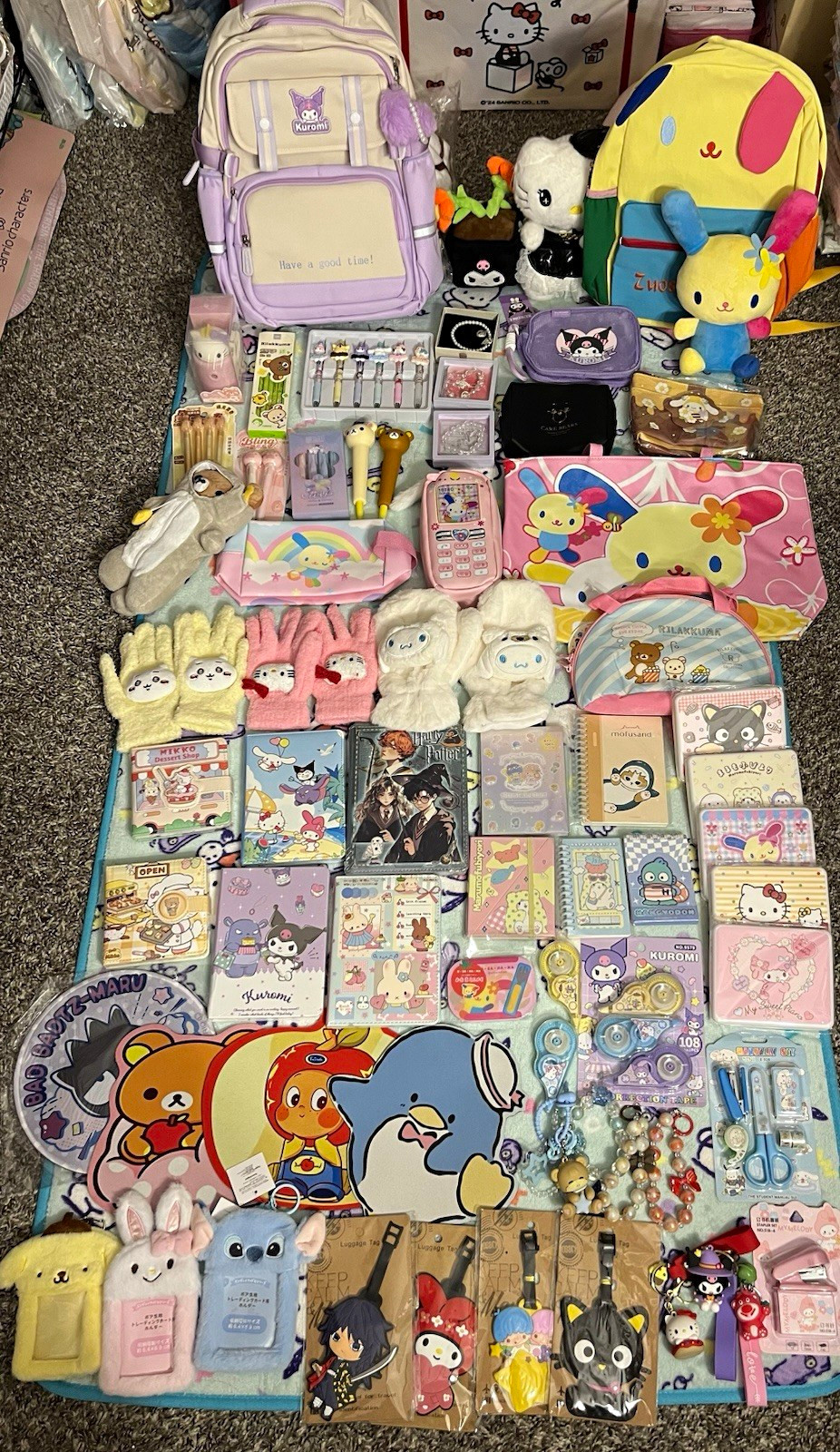 Big Lot 65 Items Backpacks & Plushies Stationery Accessories Lot w/ Pencil Cases Big Lot 65 Items Backpacks & Plushies Stationery Accessories Lot w/ Pencil Cases