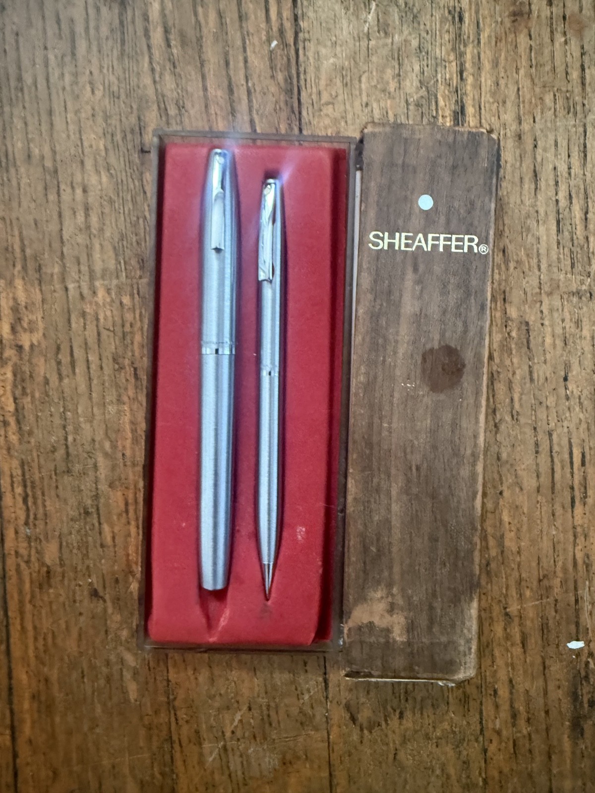Vintage Sheaffer Imperial White Dot 444 Pen & Pencil Set WB1 Vintage Sheaffer Imperial White Dot 444 Pen & Pencil Set WB1