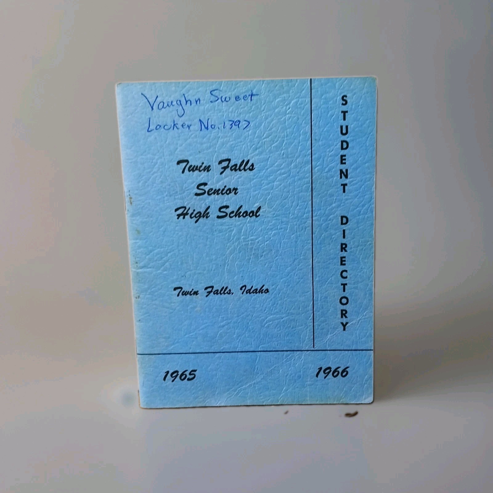 Vintage 1965-1966 Twin Falls Idaho High School Student Directory & Obituary Lot Vintage 1965-1966 Twin Falls Idaho High School Student Directory & Obituary Lot