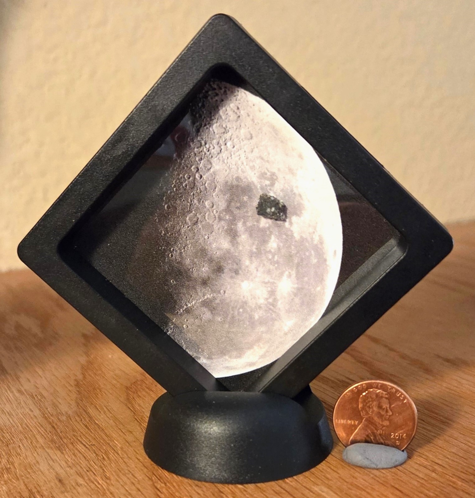 Genuine Moon Rock, XL Lunar Meteorite Interactive Display w/ Authenticity Card Genuine Moon Rock, XL Lunar Meteorite Interactive Display w/ Authenticity Card