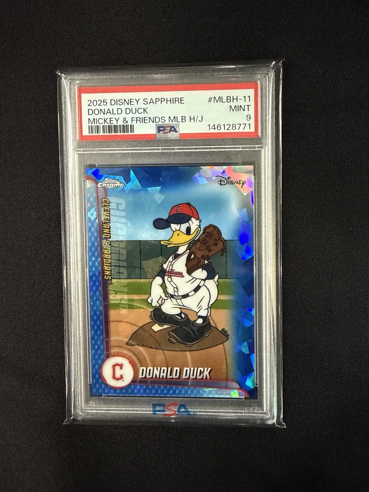 2025 Topps Chrome Disney MLB Donald Duck #11 Mickey And Friends PSA 9 2025 Topps Chrome Disney MLB Donald Duck #11 Mickey And Friends PSA 9
