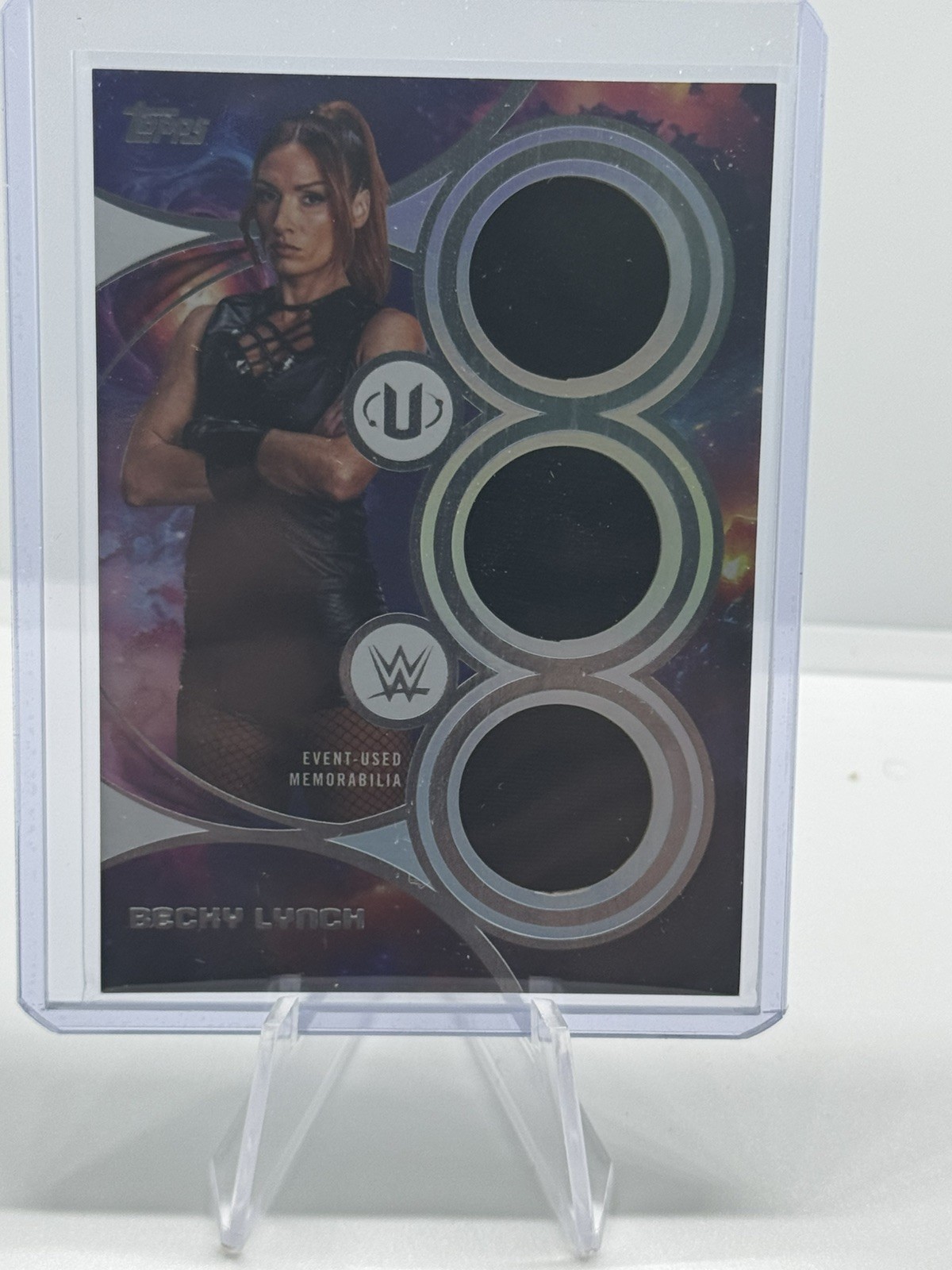 Topps 2026 WWE Universe Becky Lynch Triple Relic STR-BL Event-Used Mem Topps 2026 WWE Universe Becky Lynch Triple Relic STR-BL Event-Used Mem