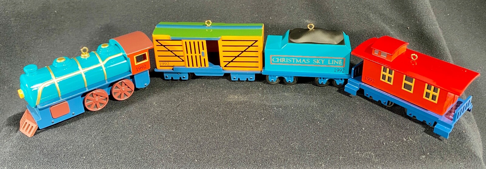 Hallmark “Christmas Sky Line Collection” Set of 4 ornaments~1992~VTG